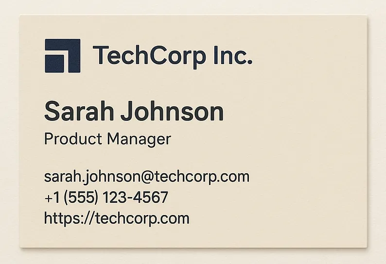 Business Form Document