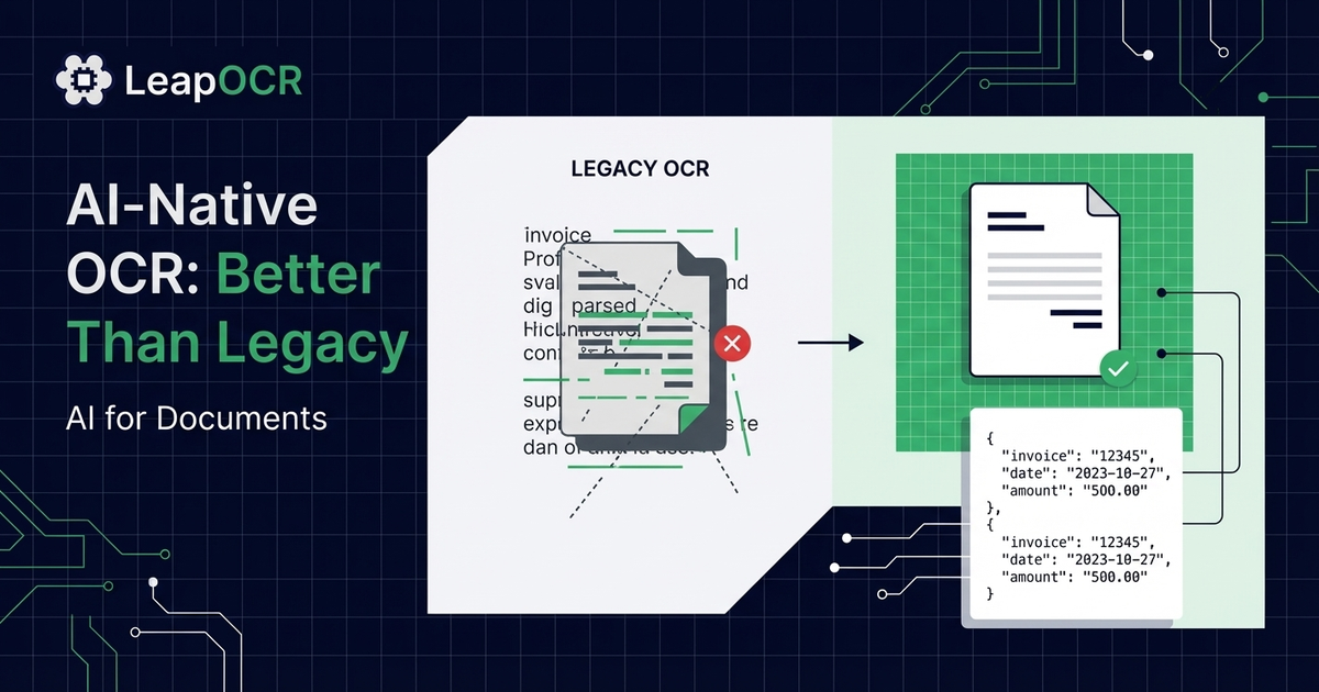 How AI Improves OCR: What Makes AI-Native OCR Better Than Legacy ...