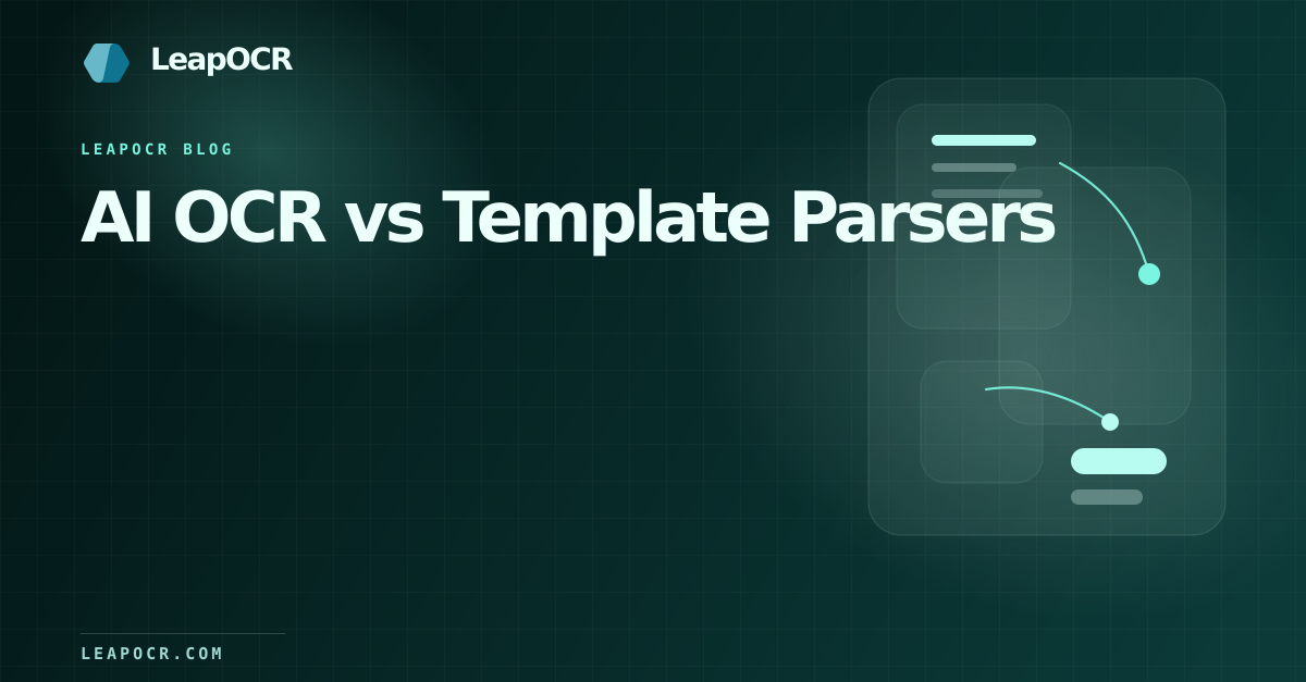 AI OCR vs Template Parsers preview
