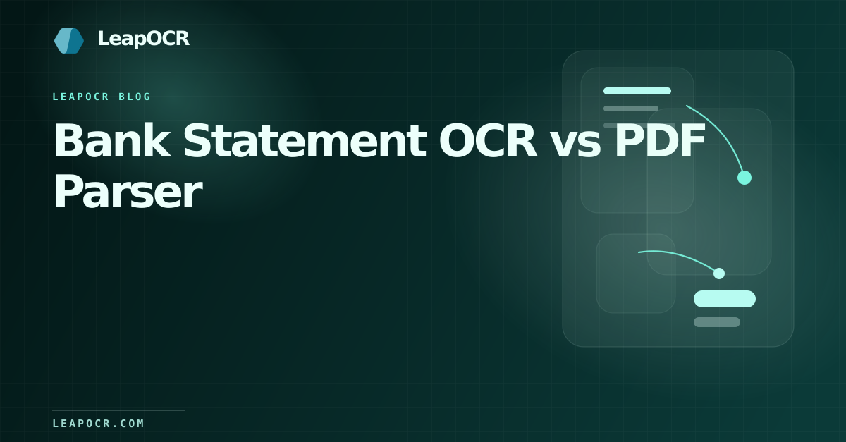 Bank Statement OCR vs PDF Parser preview